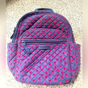Vera Bradley Small Backpack in Sweet Hearts